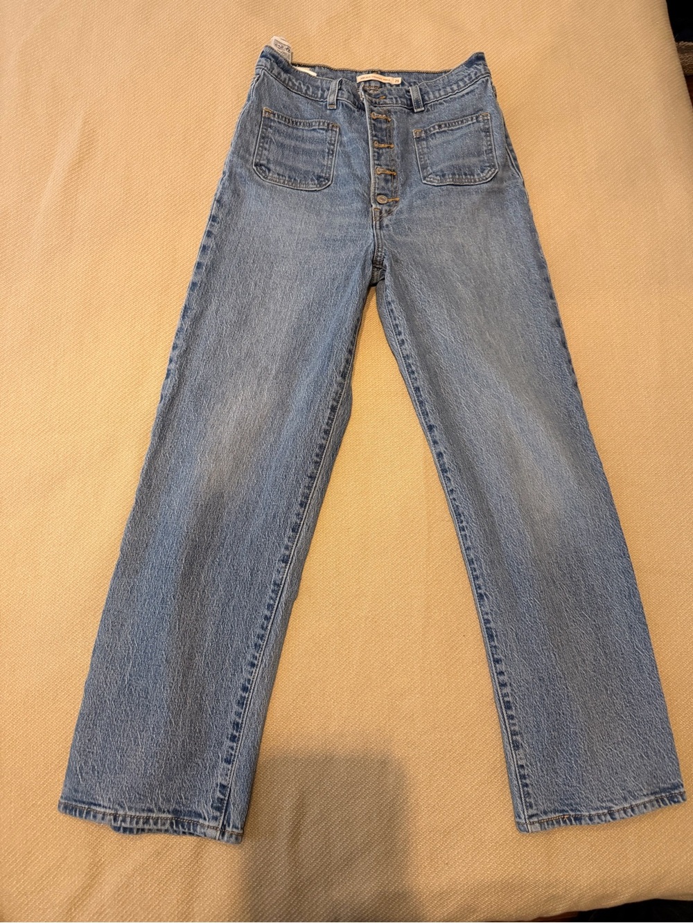High-Rise Straight Leg Women's Jeans - Light Blue Levi’s